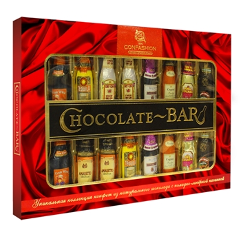 进口巧克力俄罗斯酒心巧克力礼盒多种口味240克情人节送女友包邮